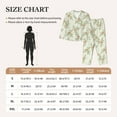 thumbnail image 6 of Junzan Rose Print Womens Pajama Sets,Long Sleeve Button Down For Women Pjs 2 Piece, 6 of 9