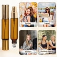 thumbnail image 3 of Double Ended Perfume Bottle With Roller Ball &Spray:4 PCS 10ml Amber Refillable Leakproof Travel Atomizer Facial Care for Perfume,Cologne,Essential Oils, 3 of 4