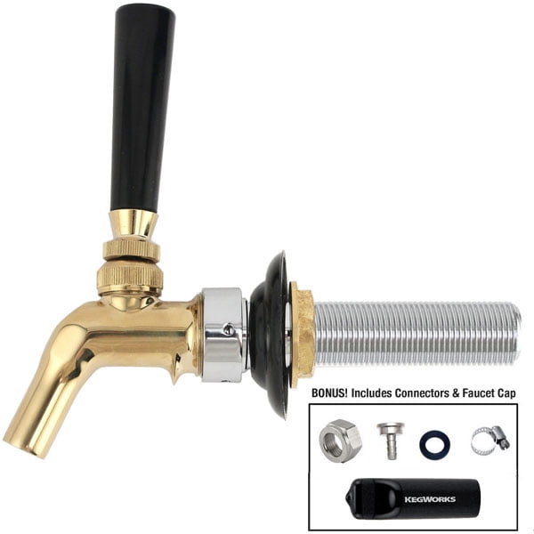 Perlick 575sstf Creamer Faucet Brass 4 Stainless Steel Shank