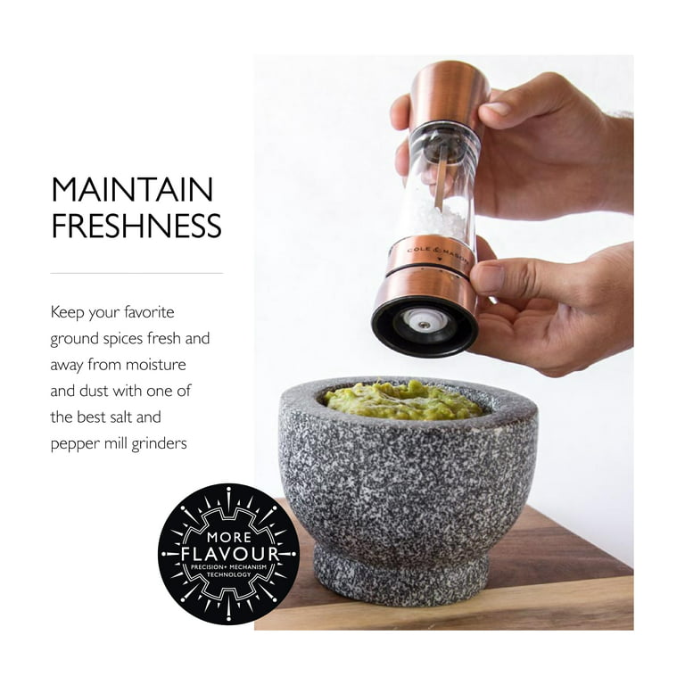 Gorgeous Salt And Pepper Grinder Set - Refillable Stainless Steel Combo  Shakers With Adjustable Coarse Mills - Enjoy Your Favorite Spices, Fresh