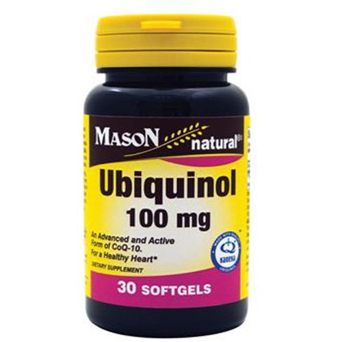 Mason Vitamins Ubiquinol 100 mg Softgels, 30 Count