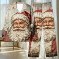 thumbnail image 5 of successthop Plus Size Christmas Pajamas for Women Santa Long Sleeve Lapel Button Nightwear and Pj Pants Xmas Sleepwear, 5 of 6