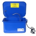 thumbnail image 2 of Portable Steel Cabinet Parts Washer with 110V Electric Pump, 3.5 Gallon Capacity, Blue, 2 of 7
