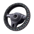 thumbnail image 3 of KLL Car Steering Wheel Cover, Universal 15 inch, Soft Elastic and Comfortable,Car Accessories Decorations-Colorful Tropical Leaves, 3 of 7