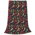 thumbnail image 2 of Sikiie Red Chili Ultra-Soft Micro flannel Blanket Luxury All Seasons Warm Blanket for Bedding Sofa and Travel (4 sizes)-40"x30", 2 of 7