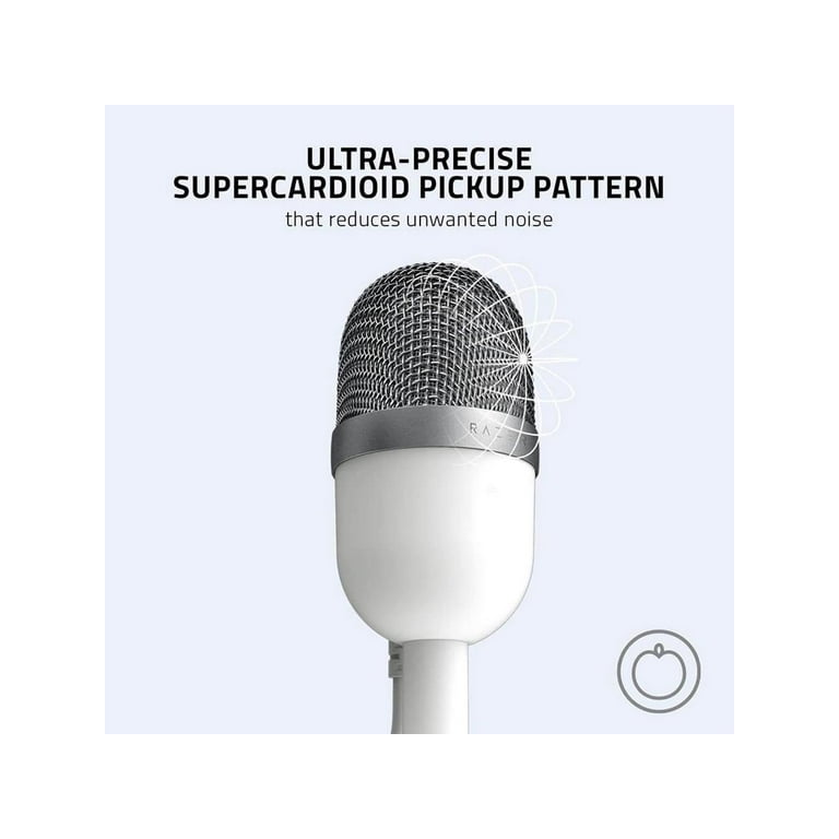 RAZER Seiren Mini Condenser Microphone - Mercury - Walmart.com