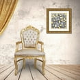 thumbnail image 3 of Atelier B Art Studio 26x26 Gold Ornate Wood Framed with Double Matting Museum Art Print Titled - Circles Grunge, 3 of 4