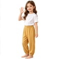 thumbnail image 4 of Bixock Boys High Waist Sweatpants with Side Pockets Kids Solid Color Loose Casual Joggers Comfortable Workout Activewear Boys Clothings Size 12-24Months, 4 of 6