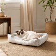 thumbnail image 5 of Leodye 1PCS Water Repellent Fabric Pet Bed with Anti-Slip Dots, All Season Sleeping Mat fors and Small s -19.69x15.75x3.94in, 5 of 7