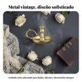 thumbnail image 3 of Abbraccia Portavelas de metal plateado, candelabro retro europeo, bodas, oración y accesorio para fotos, 3 of 6