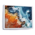 thumbnail image 2 of Designart "Coastal modern Coastlines III" Landscapes Floater Framed Wall Decor, 2 of 7