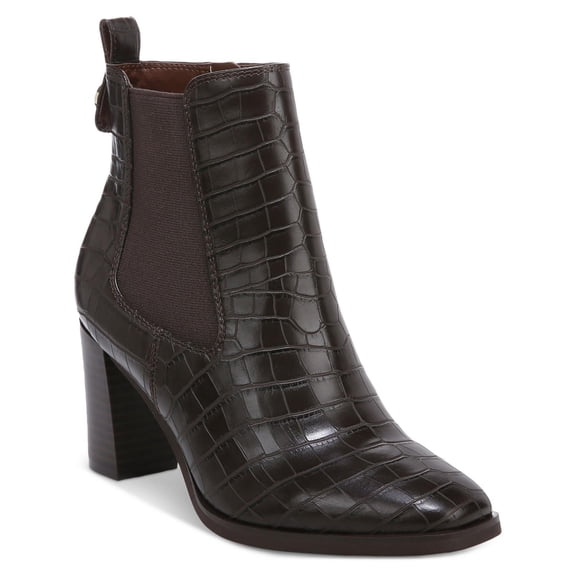 Giani Bernini Womens Brigittie Faux Leather Stacked Heel Chelsea Boots
