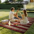 thumbnail image 4 of Outdoor Rug 4x6 ft Vintage American Flag Waterproof Outdoor Patio Rug Mat Non Slip Outside Area Rugs Carpet for RV,Camping,Porch,Deck,Pool,Balconybackyard,Patriotic USA Flag, 4 of 9