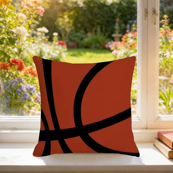 Generic Sports Throw Pillows Square Linen Fun Sport Game Pillow Case,Soccer Baseball Football Home Decor Pillow