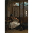 thumbnail image 3 of Jean-Léon Gérôme 11x14 Black Modern Framed Museum Art Print Titled - Arnaut Smoking, 3 of 5