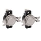thumbnail image 2 of Interruptor de temperatura, 2 piezas Interruptor de termostato Interruptor de termostato de placa de metal doble sensible Interruptor de termostato V Logre más, 2 of 9