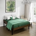 thumbnail image 5 of RoomAndLoft Queen Size Mobile Murphy Cabinet Bed in Solid Wood - Brown, 5 of 12