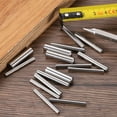thumbnail image 4 of Uxcell 25 Pcs 4mm x 20mm Shelf Pins, Shelf Pegs Shelf Dowel Pins, Adjustable Shelf Support Pins Fasten Elements Stainless Steel Silver(0.15 x 0.78 inch), 4 of 6