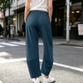 thumbnail image 6 of Otvok Ladies Lightweight Outdoor Bottoms, Stretch Waist Pocket Wide Leg Walking Pants for Everyday Wear, 6 of 7
