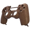 thumbnail image 4 of eXtremeRate Brown Wood Grain Patterned Custom Faceplate Cover, Replacement Front Housing Shell Case Compatible with ps4 Slim Pro Controller JDM-040/050/055 - Controller NOT Included, 4 of 5