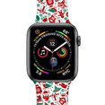 thumbnail image 3 of Amerteer Christmas Replacement Silicone Wrist Sport Band Strap For Apple Watch Series 5 4, 3 of 4