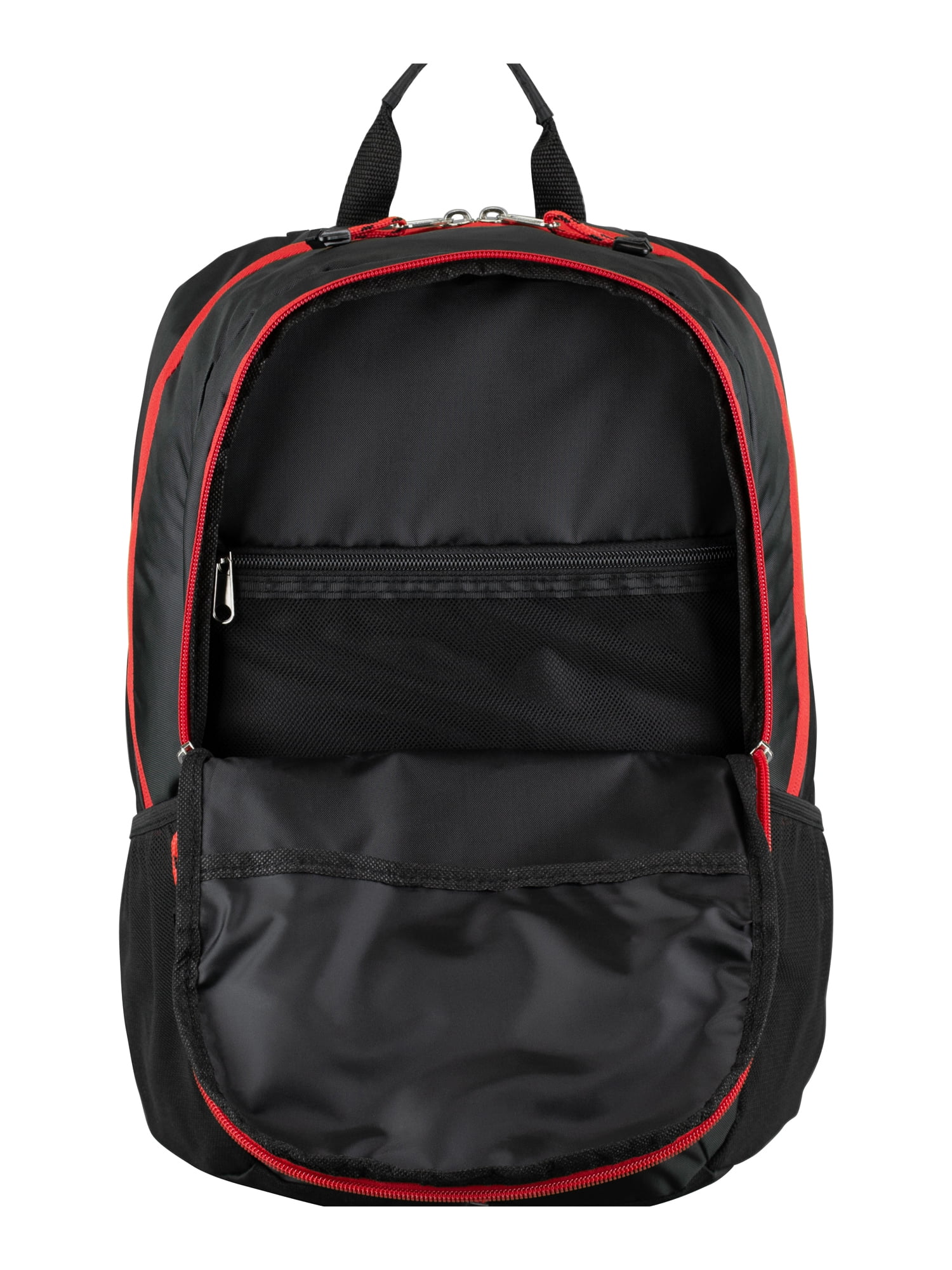Eastsport Unisex Trailblazer Backpack, Black/Red