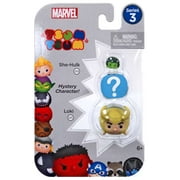 Marvel Tsum Tsum Series 3 She-Hulk & Loki Mini Figures, 3 Pack