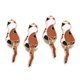 thumbnail image 2 of 100pc Eco-Friendly Alloy Enamel Pendants Cadmium Free & Lead Free & Nickel Free Light Gold Cat Sienna 35x10x1.5mm Hole: 1.6mm, 2 of 4