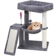 thumbnail image 1 of Torre para Gatos YOUPET con Poste Rascador y Hamaca, Gris, 1 of 8