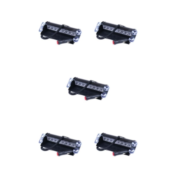 Scienceny Luz estroboscópica Lámpara de advertencia Linterna de señal Instalación práctica Componentes automotrices LED ABS Base de ventosa Type2 NO2
