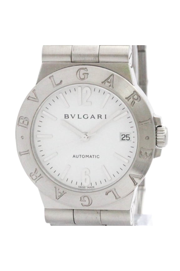 Pre-Owned BVLGARI Diagono Sport Steel Automatic Mens Watch LCV35S Polished (Good)