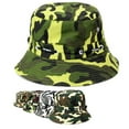 thumbnail image 3 of Cheers.US Men Women Unisex Fashion Camouflage Sun Block Bucket Hat Outdoor Breathable Hiking Fishing Cap, 3 of 7