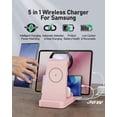 thumbnail image 2 of Cargador inalámbrico WHJ 5 en 1 para Samsung Galaxy S24 Ultra Pink, 2 of 7