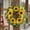 #24A, variant on Fall Artificial Wreath Set, Sunflower Pumpkin Star Decor, Front Door Floral Swag, Offers 4 Complete Styles and Hangs with Sturdy Base for Front Door, Wall Mount, and Window Frame.