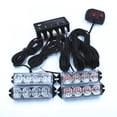 thumbnail image 4 of Luz estroboscópica de advertencia con control remoto inalámbrico de alta potencia, luz lateral para camión, luz de red mediana de 4 LED, de una a cuatro, 4 of 5