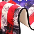 thumbnail image 6 of SKYSONIC Unique American Flag Runner Rug with Rubber Backing, USA Abstract USA Non Slip Entryway Rug Runner Washable Soft Area Rug Carpet for Hallway Bedroom Kitchen Decor,2'x6', 6 of 6