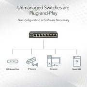 NETGEAR - 8-Port Gigabit Ethernet Unmanaged Switch (GS108)