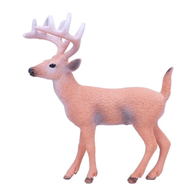 Christmas Deer Figurine Figure Reindeer Elk Tableanimal Fawn Miniature