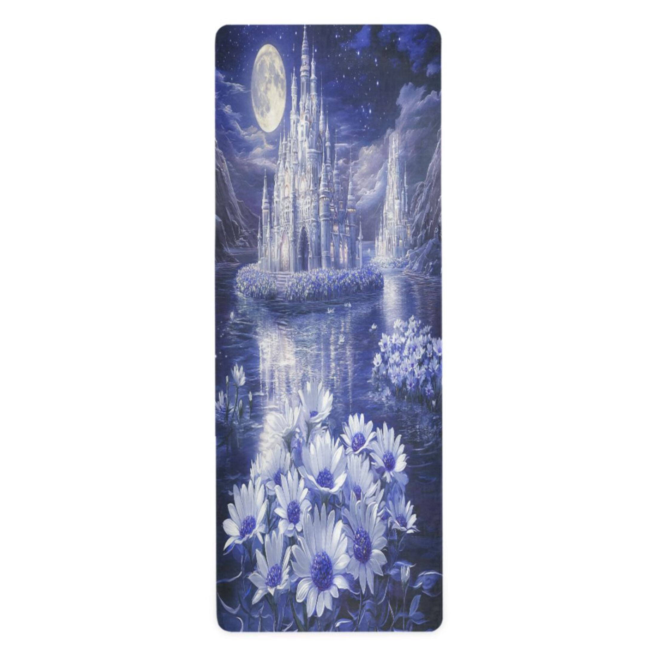 BZSMCE Yoga Mat Women Purple Fantasy Palacel Fitness Mat