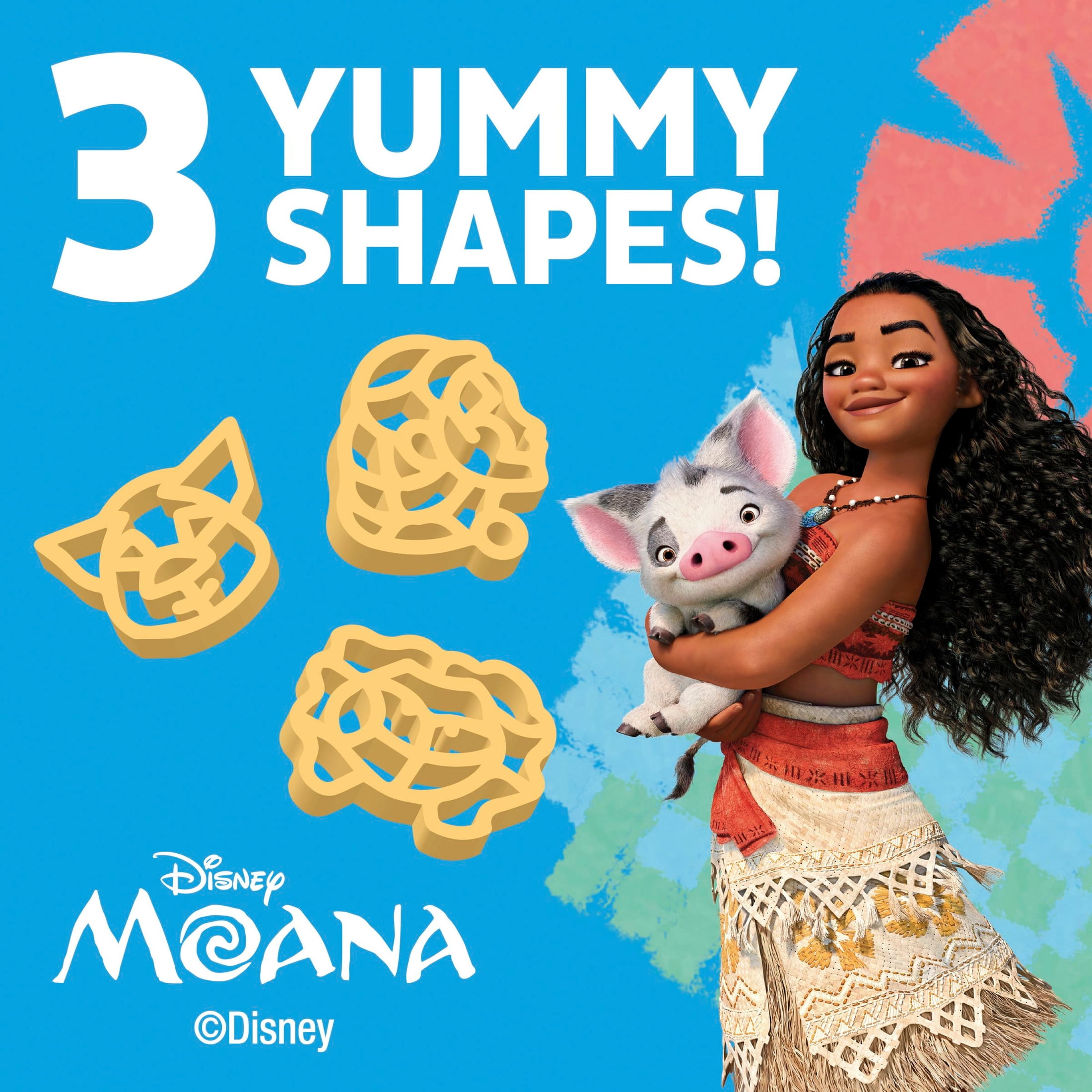 (12 pack) Annie's Disney Moana Pasta and Cheddar Mac and Cheese, Kids Dinner Side, 6 oz