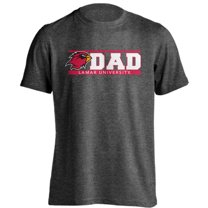 Lamar University Cardinals Dad Proud Parent Short Sleeve T-Shirt