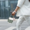 thumbnail image 3 of Awdenio Chain Portable Coffee Cup Cover Leather Beverage Handbag Heat Insulation Hot Separation Cup Cover Hanging Portable, 3 of 4