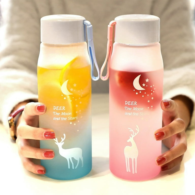 Plastic Squeeze Water Bottle for Girls