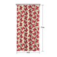 thumbnail image 5 of Red Butterfly Red Silhouette Pattern Shower Curtain 36"x72" ,Bathroom Decorative Shower Curtains Set with 12 Hooks,Modern Waterproof Washable Shower Curtain, 5 of 6