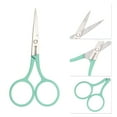 thumbnail image 3 of Unique Bargains 1 Pc Women 2.0 Embroidery Scissors Grooming Scissors For Bathroom Stainless Steel Green, 3 of 4
