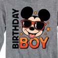 thumbnail image 3 of Mickey & Friends - Mickey Birthday Boy - Youth Long Sleeve Graphic T-Shirt, 3 of 5