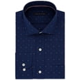 thumbnail image 1 of Camisa de vestir clásica Tommy Hilfiger para hombre azul marino 16, 1 of 1