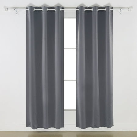 Angel Solid Grommet Blackout Panel Curtain Thermal Size - 84 Inch -
