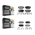 thumbnail image 1 of TEC Front Rear Ceramic Brake Pads Kit for Car Kia Optima with Electric Parking KTC-100209, 1 of 10