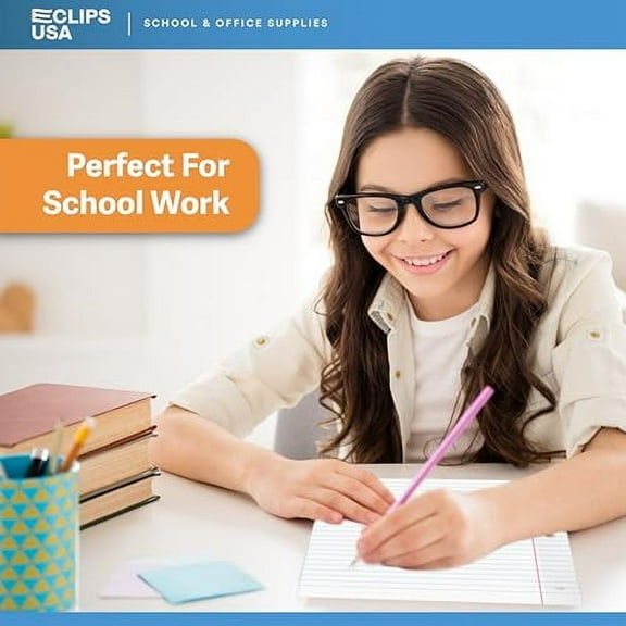 Notebook Paper, Loose Leaf Paper (24 Pack), Wide Ruled Paper, 10.5” x 8”, Filler Paper, 200 Sheets Per Pack, 60 gsm (24 Pack)